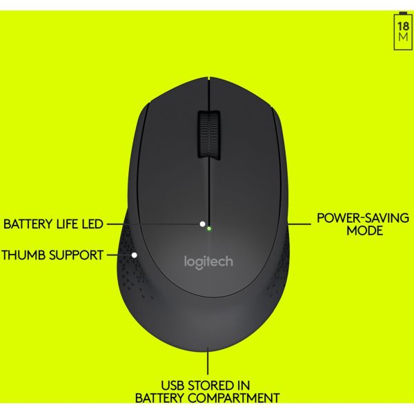 Logitech M280 Wireless schwarz