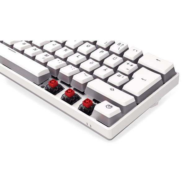 ENDORFY Thock Compact Wireless Pudding Onyx White, DE-Layout Kailh Box Red