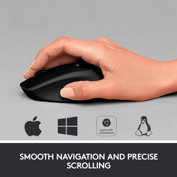 Logitech M330 Silent Plus schwarz