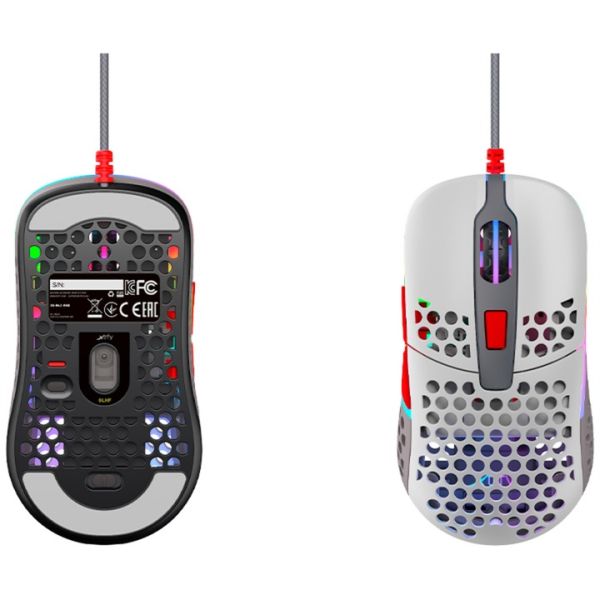 CHERRY Xtrfy M42 RGB grau-rot