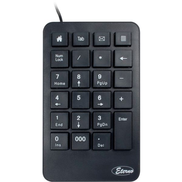 Inter-Tech KB-120 Ziffernblock schwarz kabelgebunden